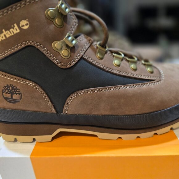 Timberland Euro Hiker Dark Brown Mens Boots/Shoes. TB0A5ZJ5968 size 10 NEW - Picture 4 of 12